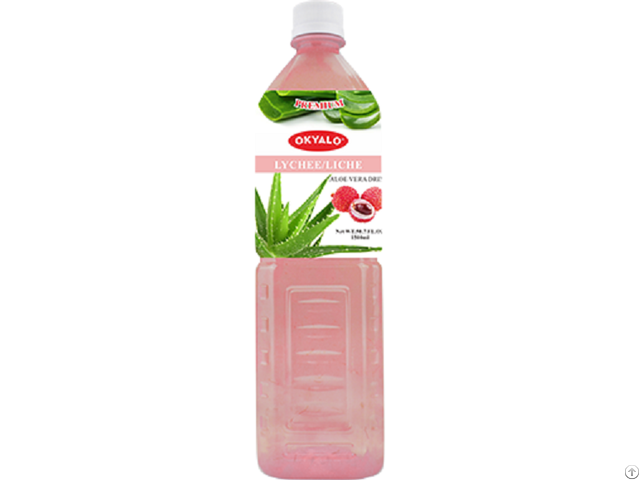 Lychee Fresh Pure Aloe Vera Drink Supplier Okyalo