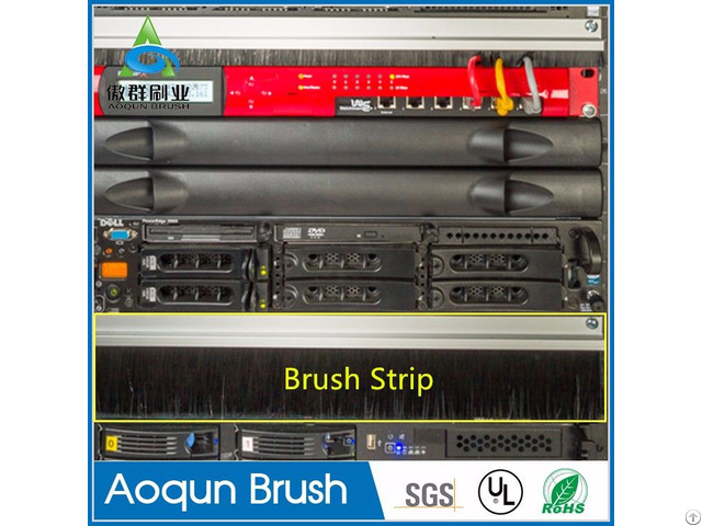 19 Inch Rack Accessories Rackmount Brush Strip Panel