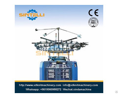 Single Reverse Plated Loop Velour Circular Knitting Machine