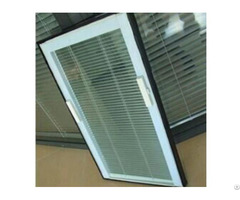 Tilt And Lift Magnetically Operated Blinds Closed Together To The Top