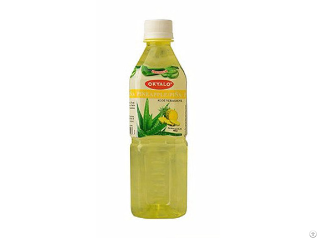 Pineapple Aloe Vera Juice With Pulp Okeyfood In 500ml Bottle