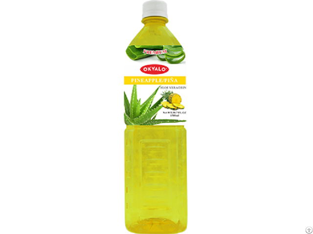 Pineapple Aloe Vera Juice With Pulp Okeyfood In 1 5l Bottle