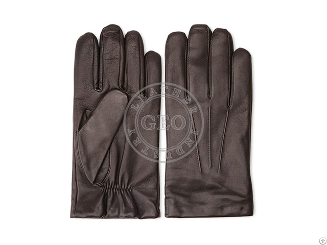 Men Fashion Winter Sheep Leather Gloves