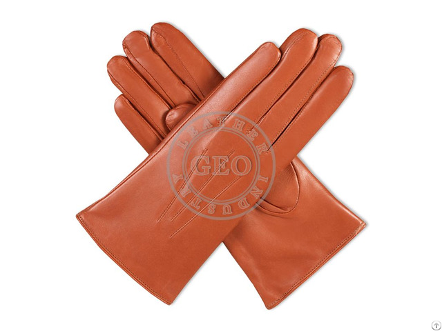 Women Fashion Winter Leather Gloves