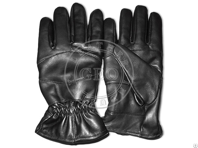 Fleece Lining Cut Piece Leather Cheap Price Gloves