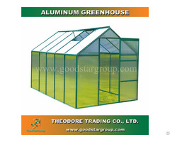 Aluminum Hobby Greenhouse 10x6ft Green Color Backyard Ourdoor Portable Kitset Building