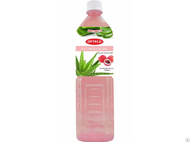 Okyalo 1 5l Raw Aloe Vera Drink With Lychee Flavor Okeyfood