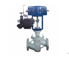 Zjhpf Fluorine Lined Single Seat Control Valve