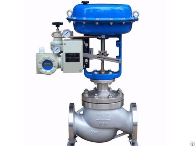 Zjhp Pneumatic Single Seat Globe Control Valve