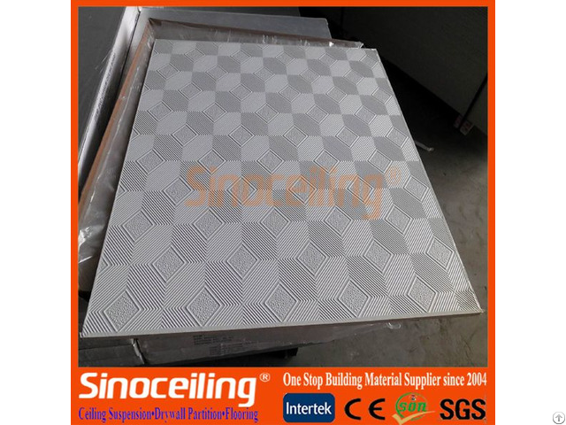 600x600mm Pvc Gypsum Board With Foil Back