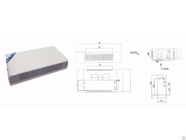 Concealed Water Fan Coil Unit High Static Pressor