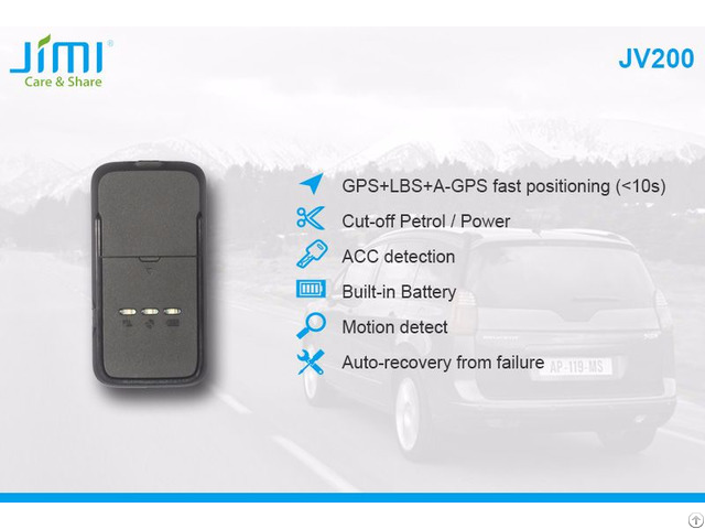 Jv200 Mini Anti Theft Vehicle Gps Tracker