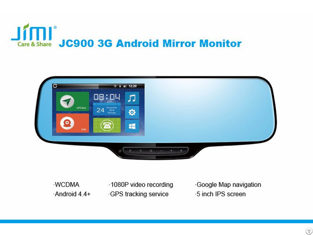 Jc900 3g Android Google Navigation Rearview Mirror Monitor