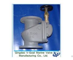 Cast Steel Storm Valve Straight Type Jis F3060 5k