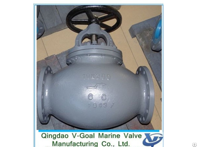 Marine Cast Steel Straight Globe Valve