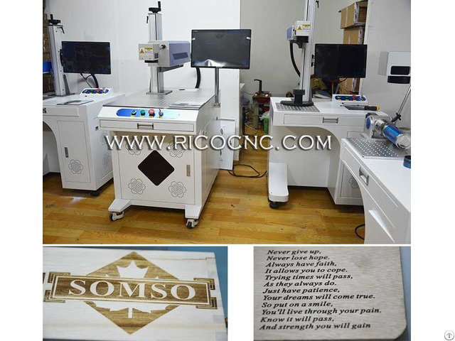 Rf Co2 Laser Marking Machine Lazer Mark Wood Rc Rf30