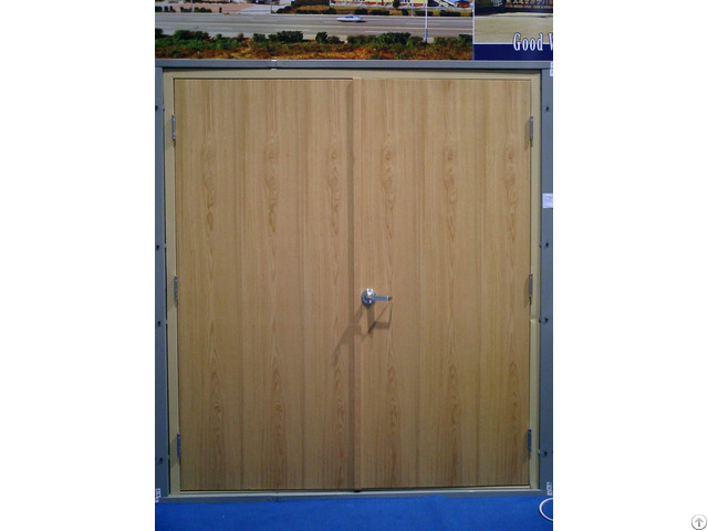 Double Wood Fire Door