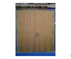 Double Wood Fire Door