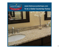 Giallo Ornamental Yellow Granite Kitchen Countertops And Vanity Tops