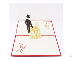 Luxurious Wedding 3d Pop Up Card