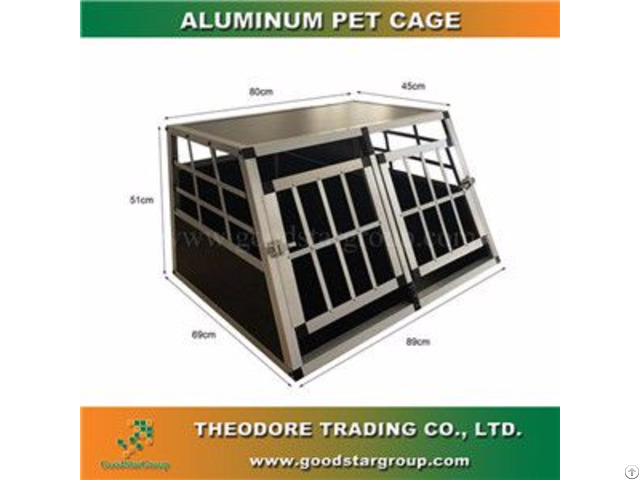 Good Star Group Pet Crate Double Door Small Size Cage Kennel Travel Carrier Dog House