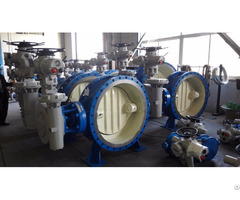 Bidirectional Metal Sealing High Performance Butterfly Type Ball Valve