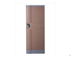 Double Tier Factory Lockers Abs Plastic Coffee Color