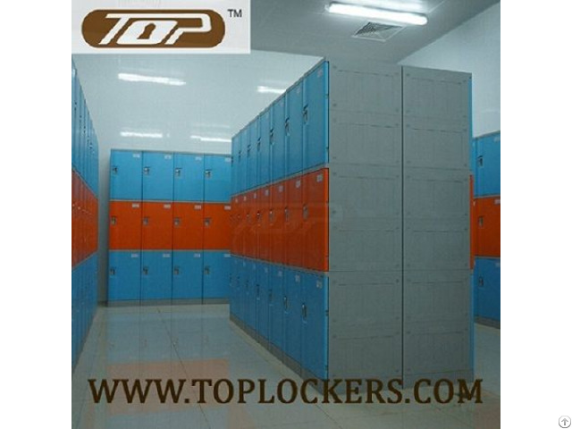 Triple Tier Abs Plastic Cabinets Blue Color