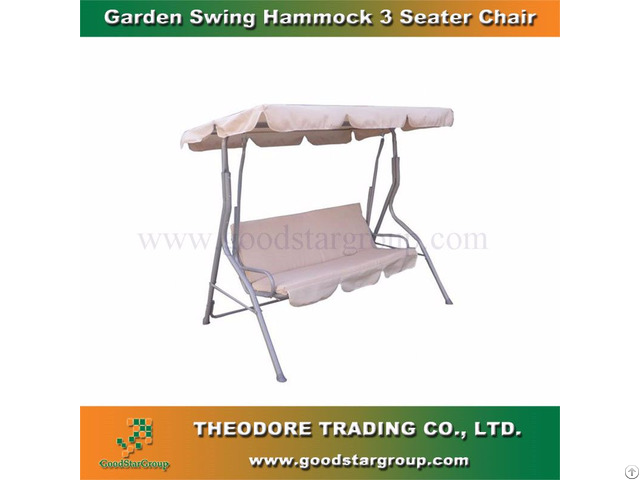 Good Star Group Garden Swing Hammock 3 Seater Chair