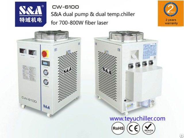 S And A Recirculating Chiller Cw 6100at For Raycus 500w Laser