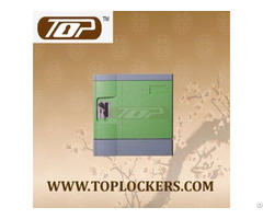 Six Tier Beach Lockers Abs Plastic Green Color