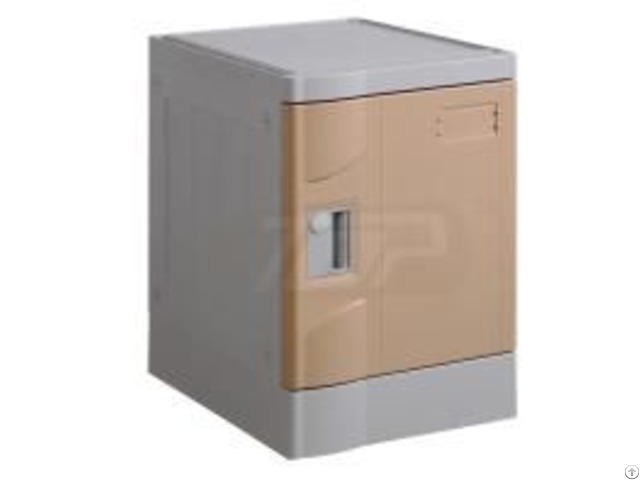 Six Tier Eco Friendly Plastic Lockers Coffee Color