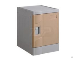 Six Tier Eco Friendly Plastic Lockers Coffee Color