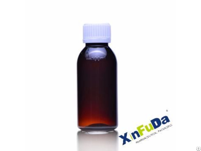 60ml Plastic Amber Liquid Medicine Bottle