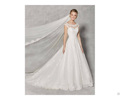 Spring Elegant Wedding Dress A Line