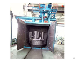 Swing Table Shot Blasting Machine For Iron