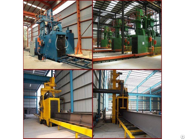 Steel Structure Shot Blasting Machine Paint Preparation