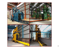 Steel Structure Shot Blasting Machine Paint Preparation