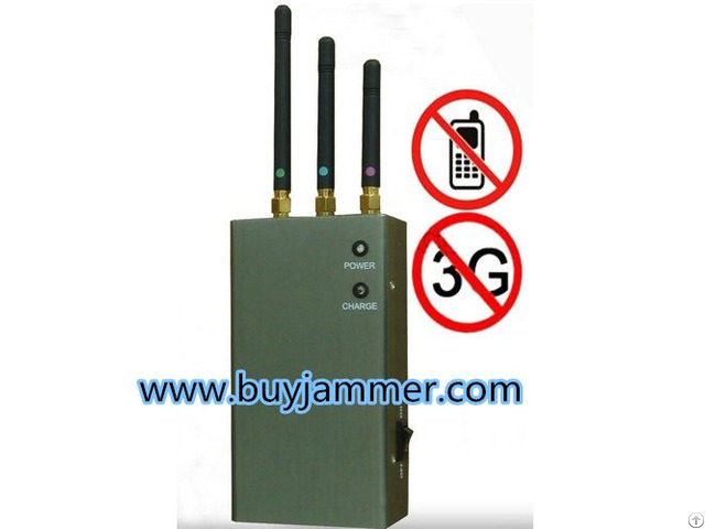 Five Band Portable Cell Phone Signal Blocker Jammer