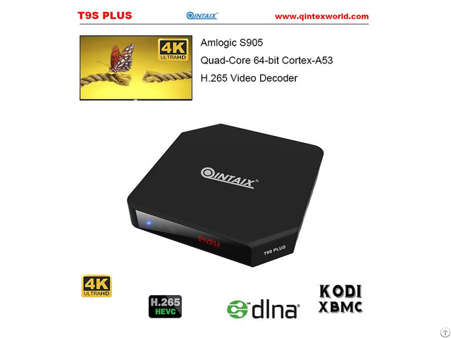 Amlogic S905 Quad Core Tv Box Qintex T9s Plus Android 5 1 Mini Pc