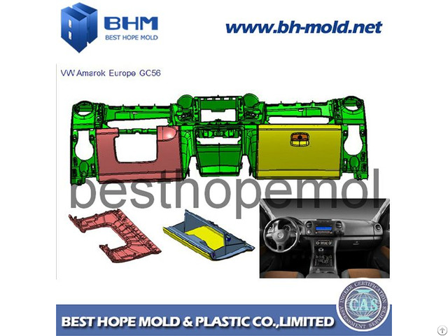 Automotive Plastic Instrument Panel Mold Making Dashboard Tooling