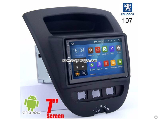 Peugeot 107 Android In Car Media Radio Wifi Gps Camera Navigation