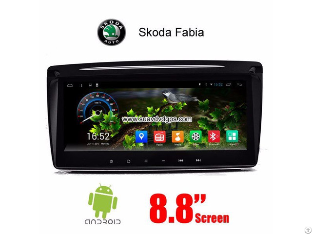 Skoda Fabia 2013 Car Radio Gps Android 6 0 Wifi Navigation Camera