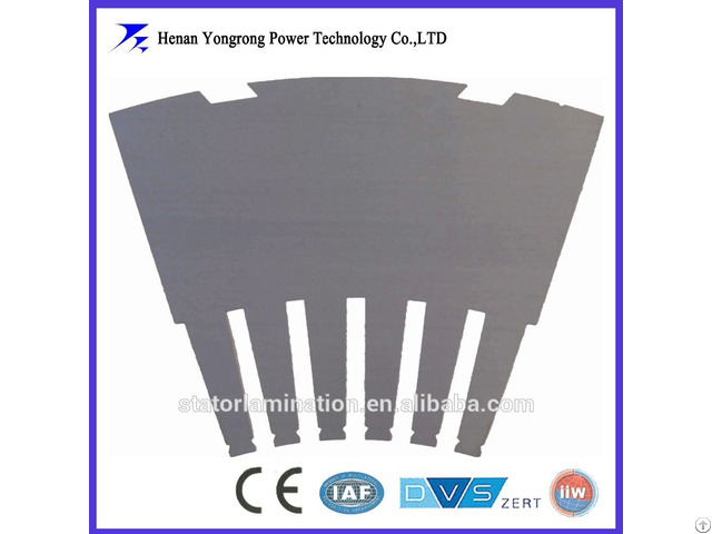 Customized Motor Generator Silicon Steel Segment Laminations