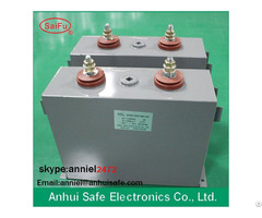 Oil Leakage Film Dc Capacitor 200uf 2500vdc Anti Explosion Aluminum Case