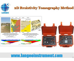 Langeo Wgmd 60 2d Resistivity Tomography System