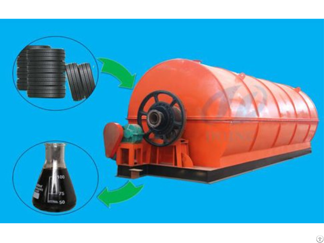 Tyre To Oil Recycling Process Pyrolysis Plant