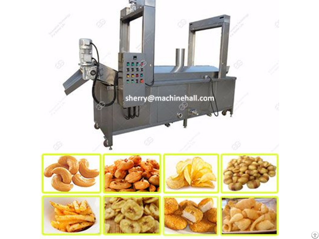 Continuous Chicken Frying Machine