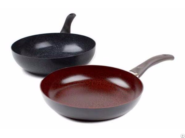 Infinistone Cookware Fry Pan Wok Scoria