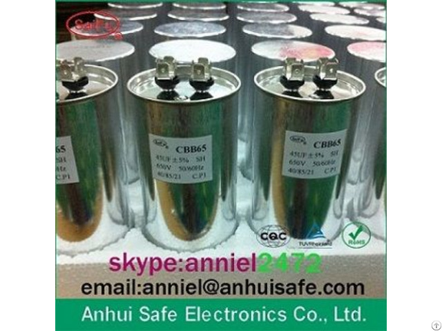 60uf Ac Motor Run Capacitor Cbb65 450v 50 60hz